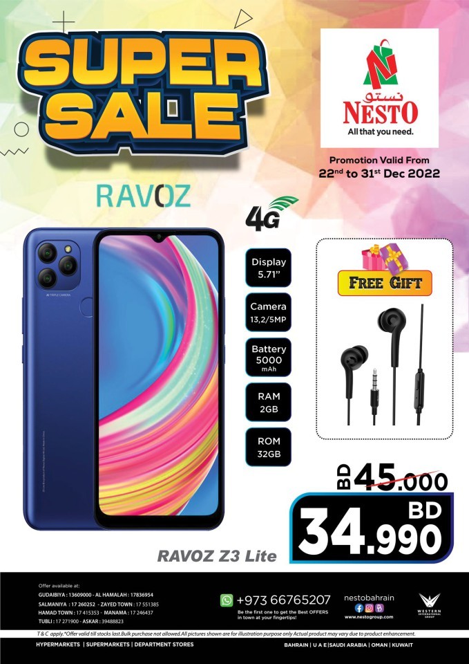 Nesto Super Sale