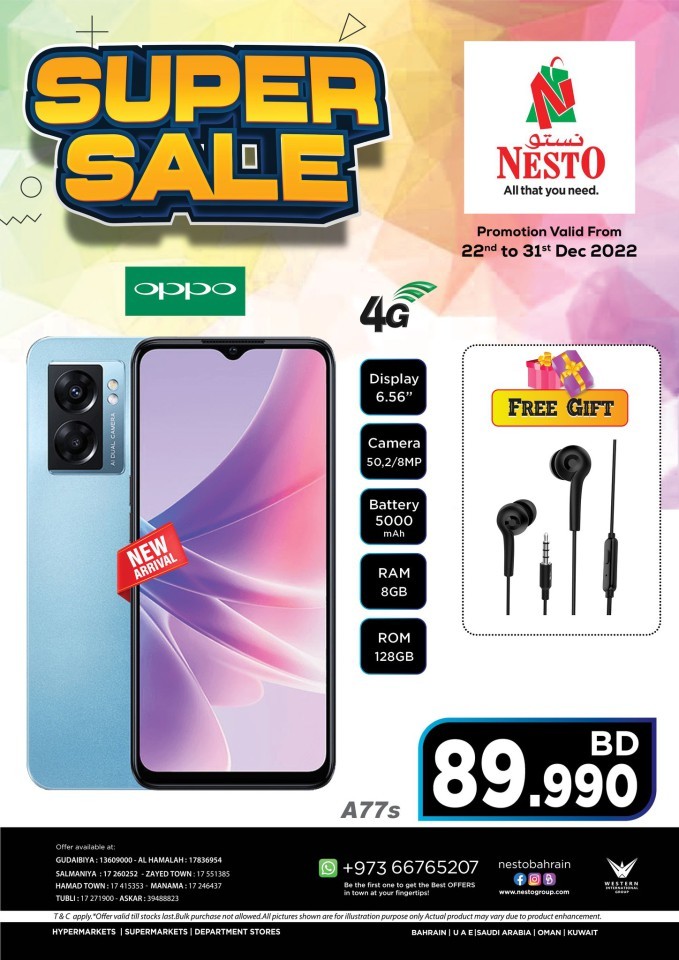 Nesto Super Sale