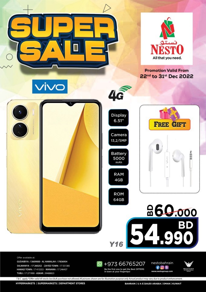 Nesto Super Sale