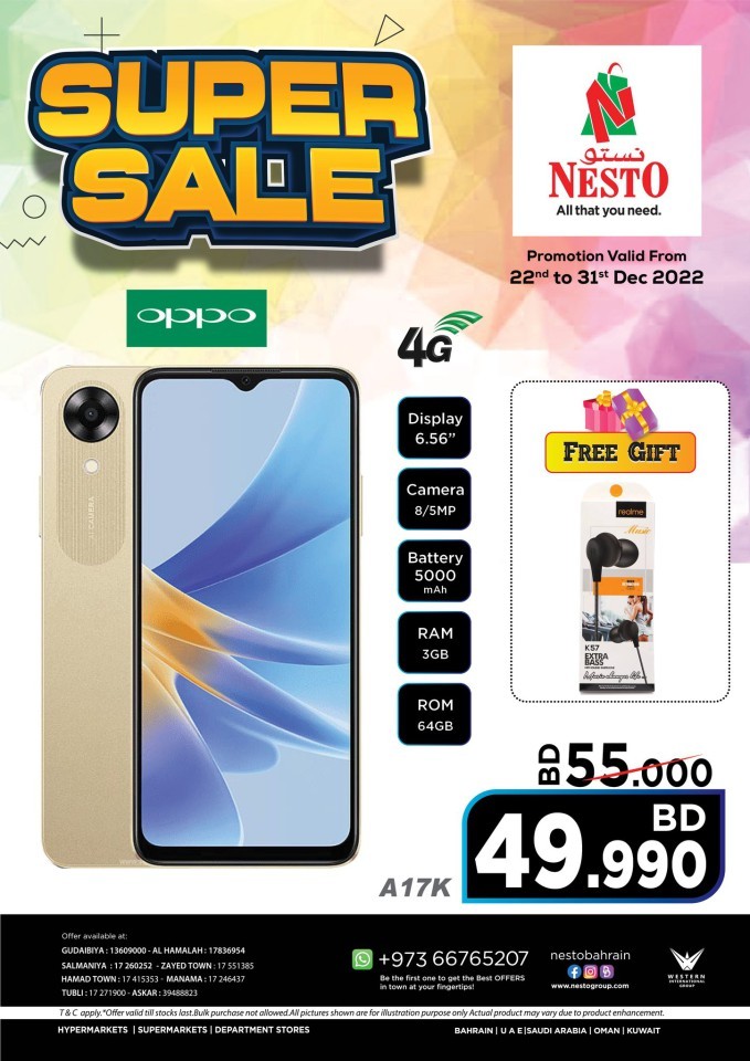 Nesto Super Sale