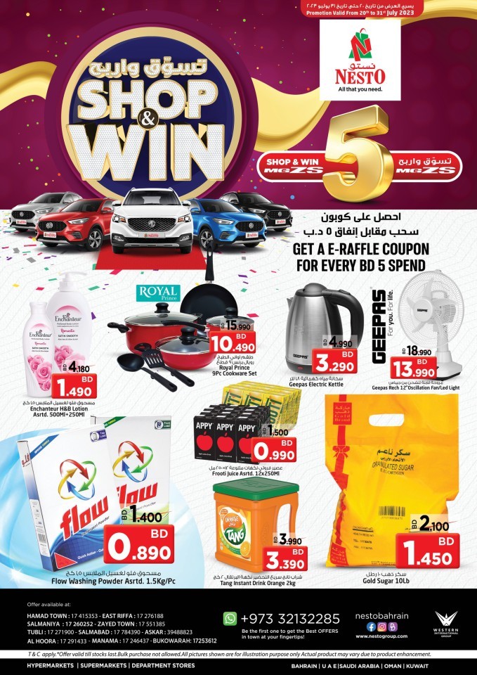 Nesto Shop & Win