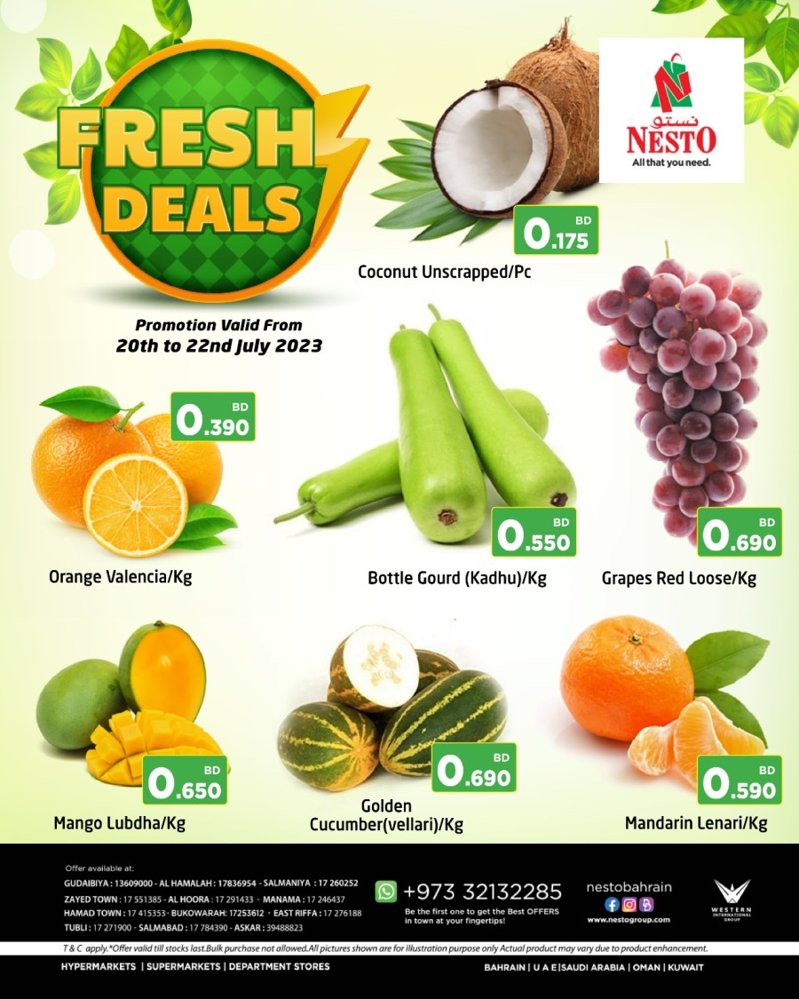 Nesto Fresh 20-22 July 2023