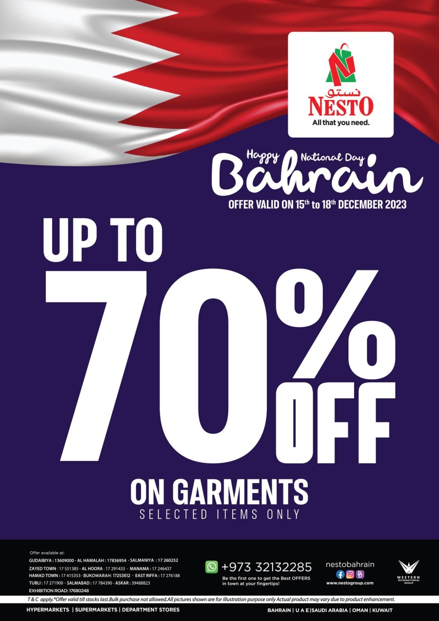 Nesto Garments Discount Deals