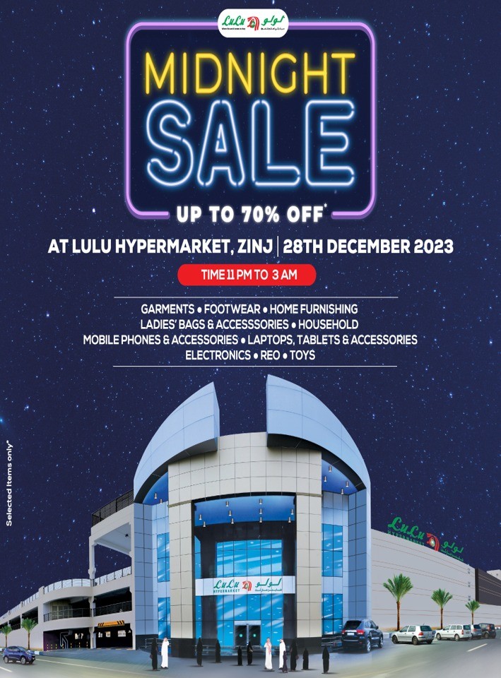 Lulu Zinj Midnight Sale