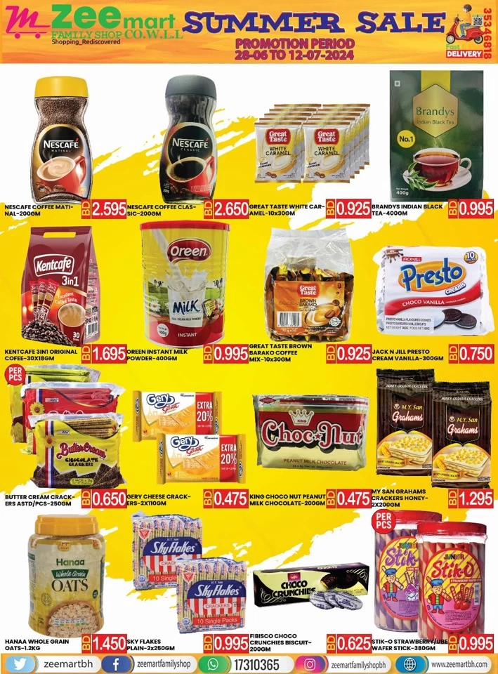 Zeemart Family Shop Summer Sale