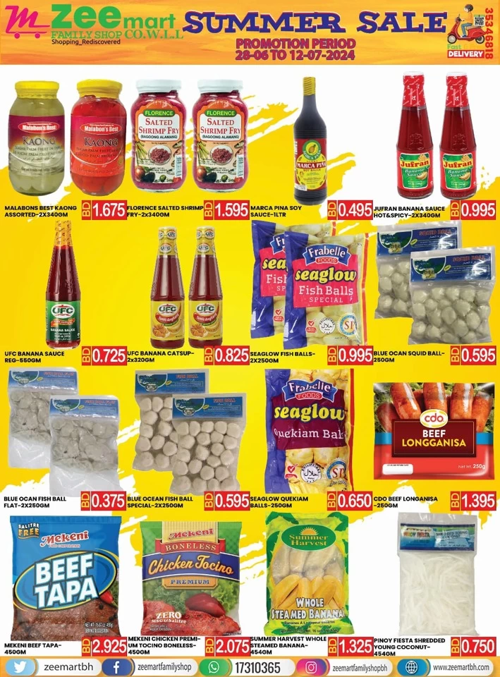 Zeemart Family Shop Summer Sale