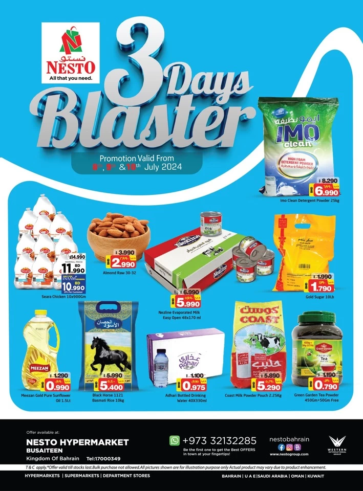 Nesto 3 Days Blaster Deals