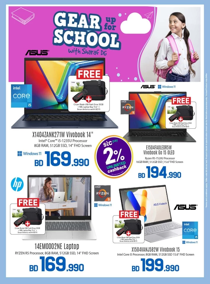 Sharaf DG Gear Up For School Offer