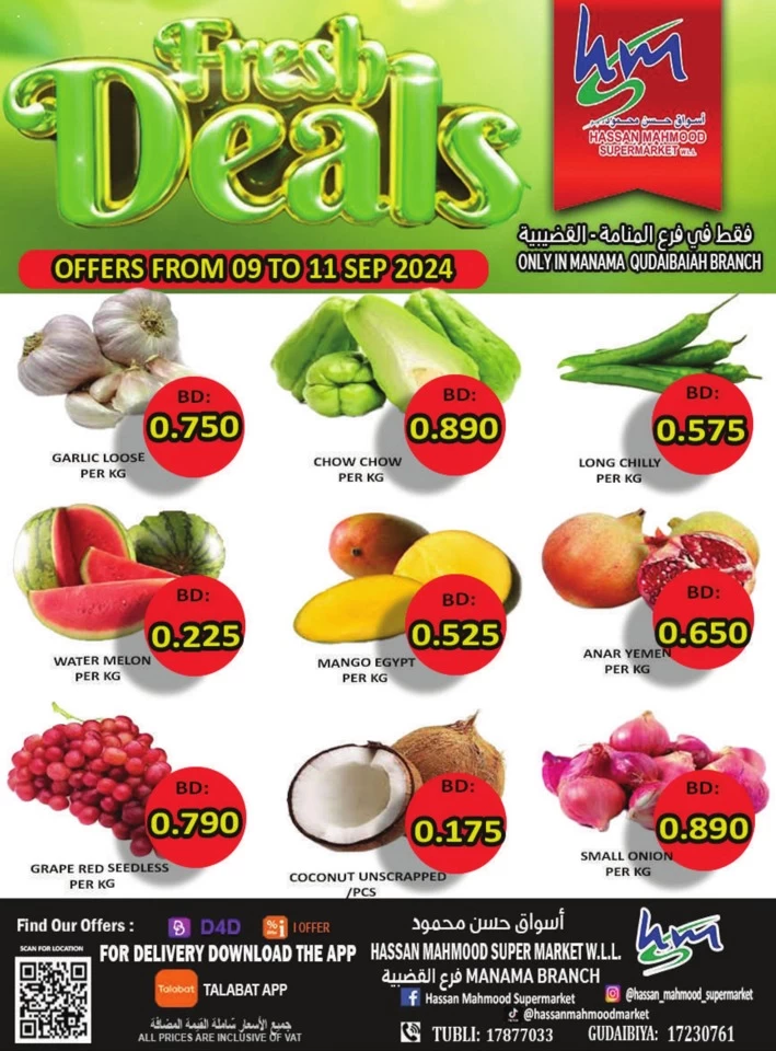 Fresh Deal 9-11 September 2024