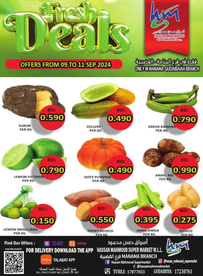 Fresh Deal 9-11 September 2024
