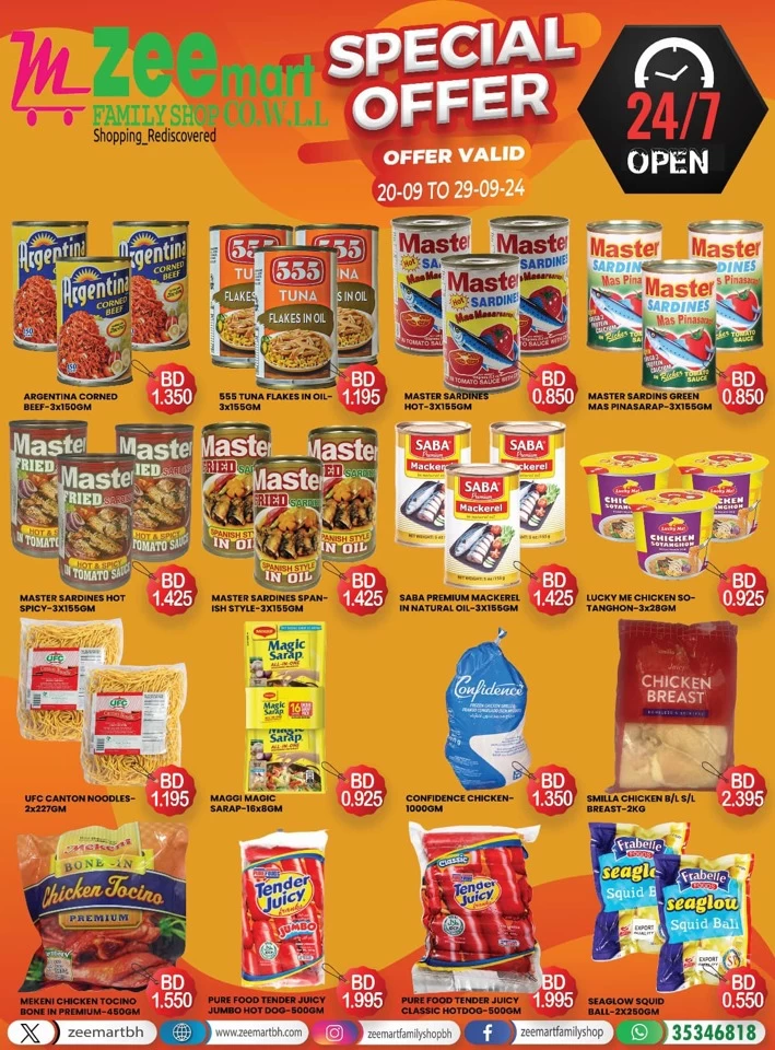 Zeemart Family Shop Special Offer