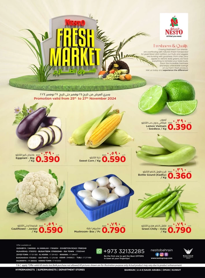 Fresh Market 25-27 November 2024