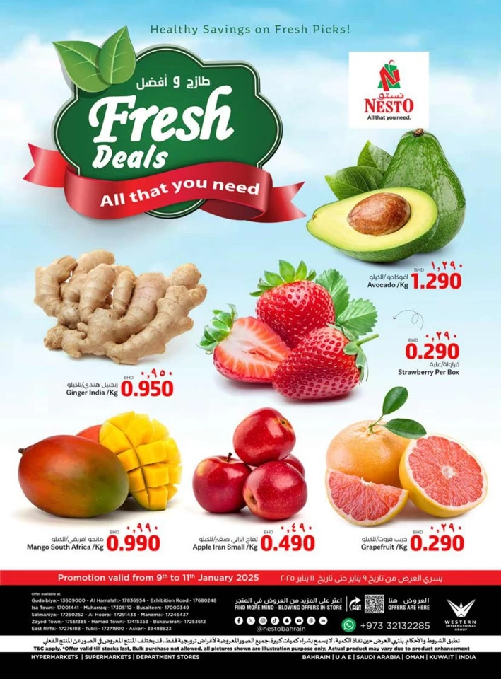 Fresh Deals 9-11 January 2025