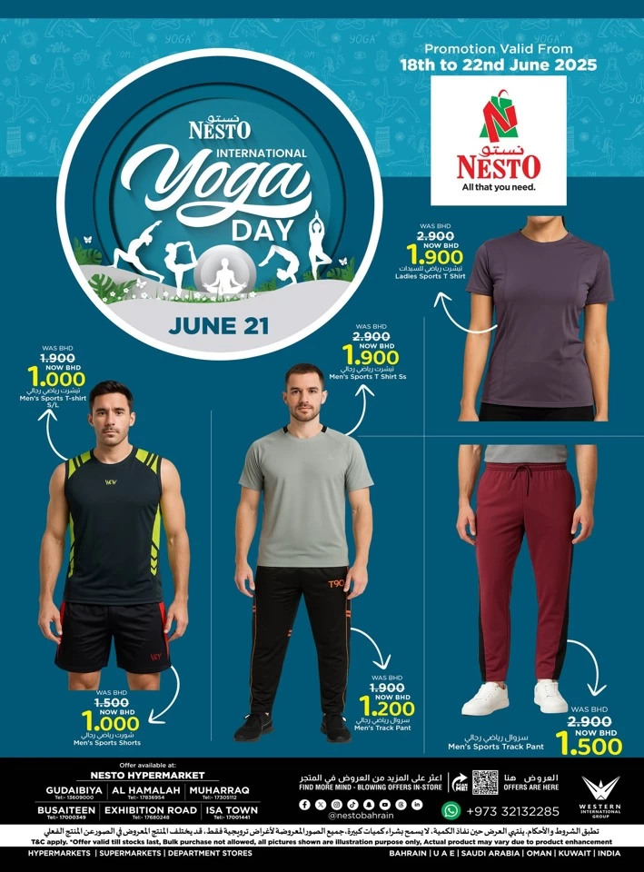 Nesto Yoga Day Promotion