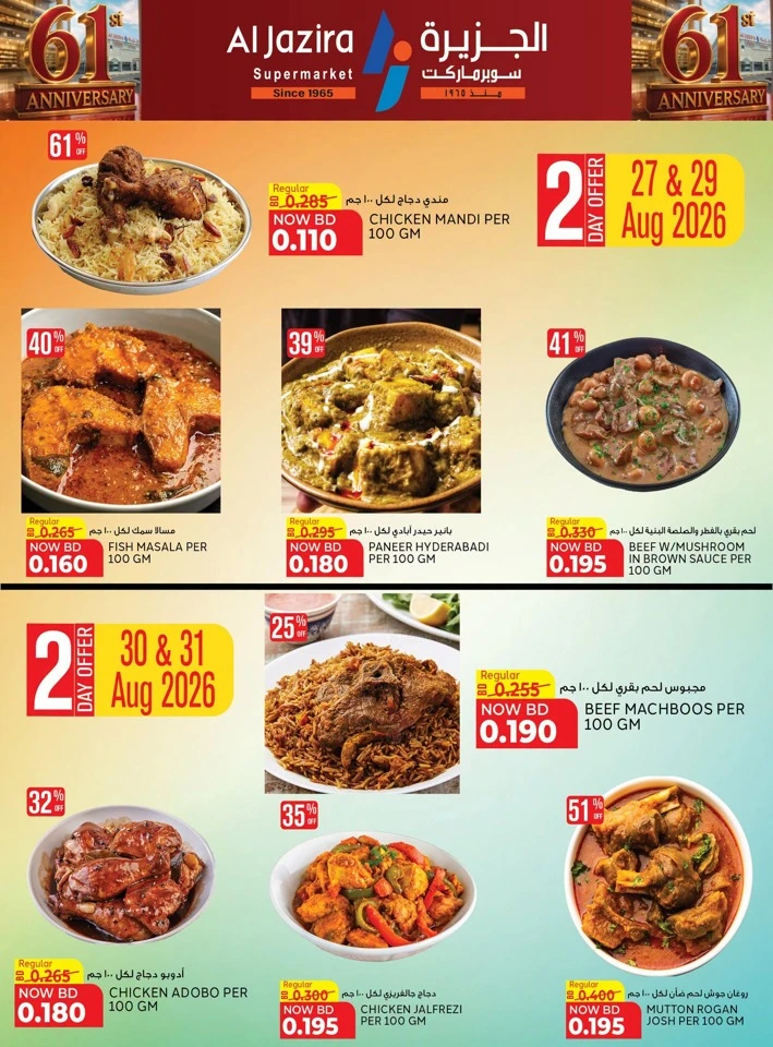 Al Jazira Supermarket Anniversary Offers