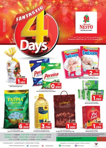 Nesto Fantastic 4 Days Offers