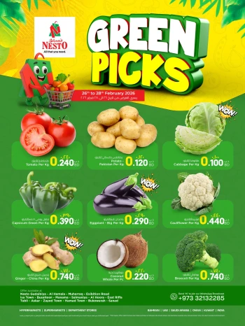 Nesto Green Picks